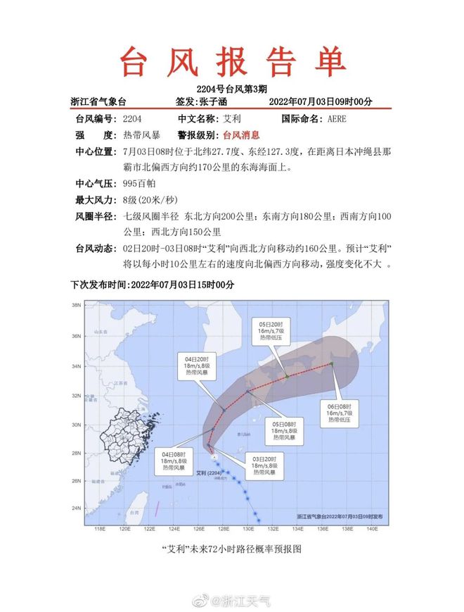 浙江面临严峻台风挑战——聚焦台风动态报告（最新消息，2017年7月）