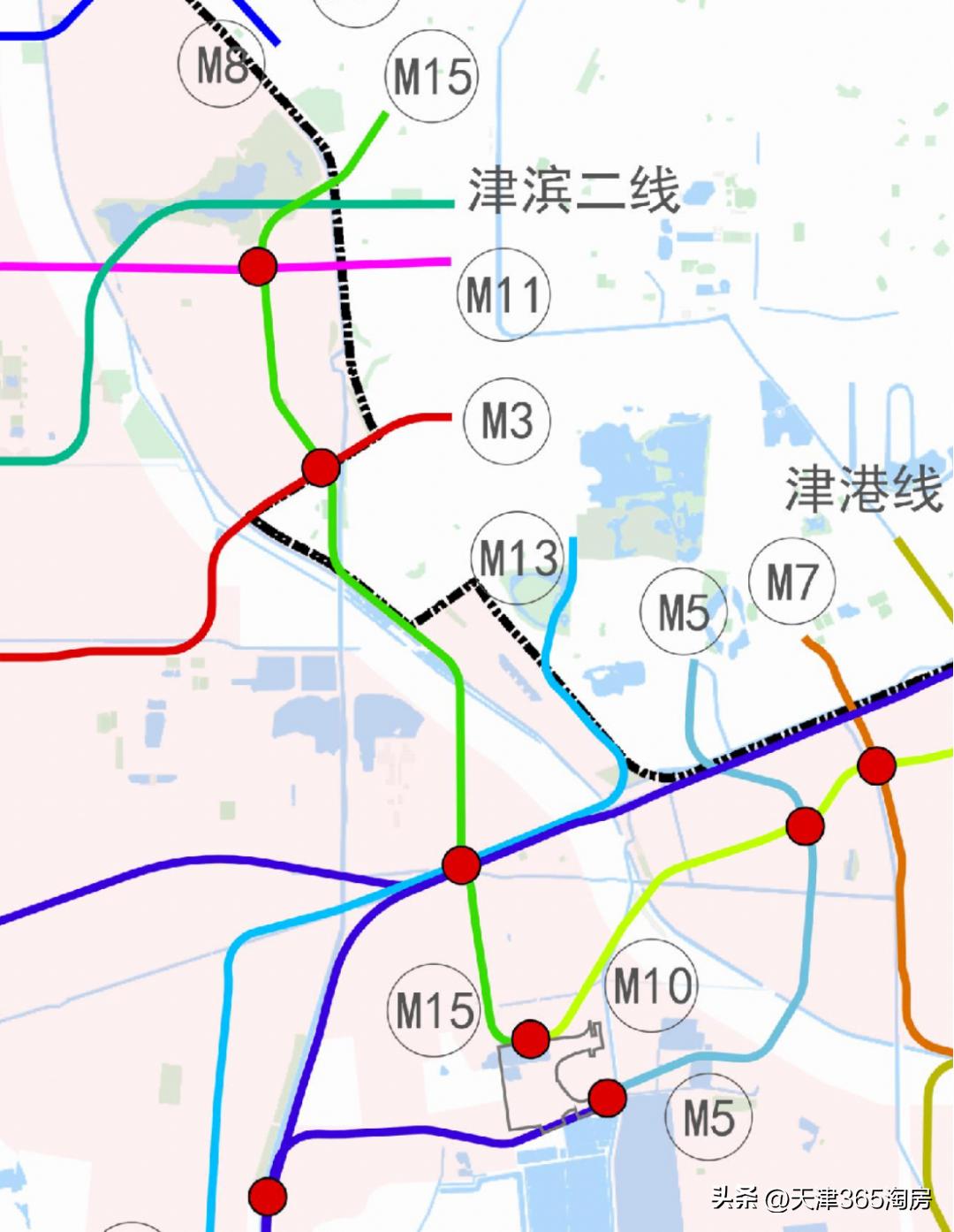 天津地铁最新版路线图详解